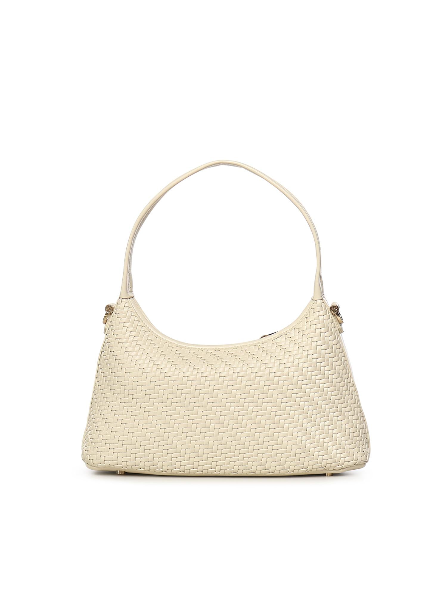 Borsa a spalla Zelda in pelle 73BS9O603 ZELDAOFF WHITE V° 73 