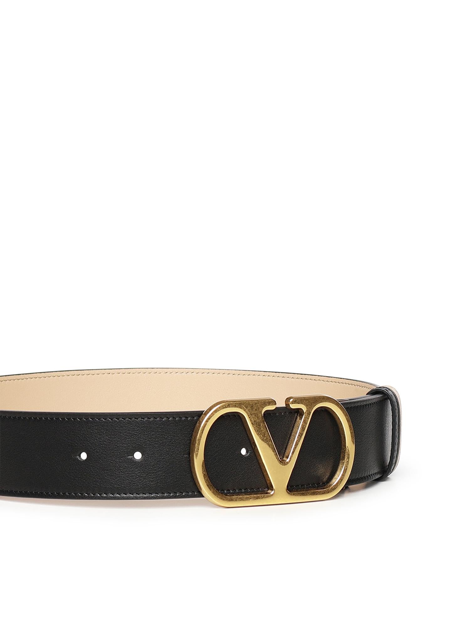 Cintura Vlogo Signature in vitello 8W2T0SQ4 IYRDVW VALENTINO GARAVANI 