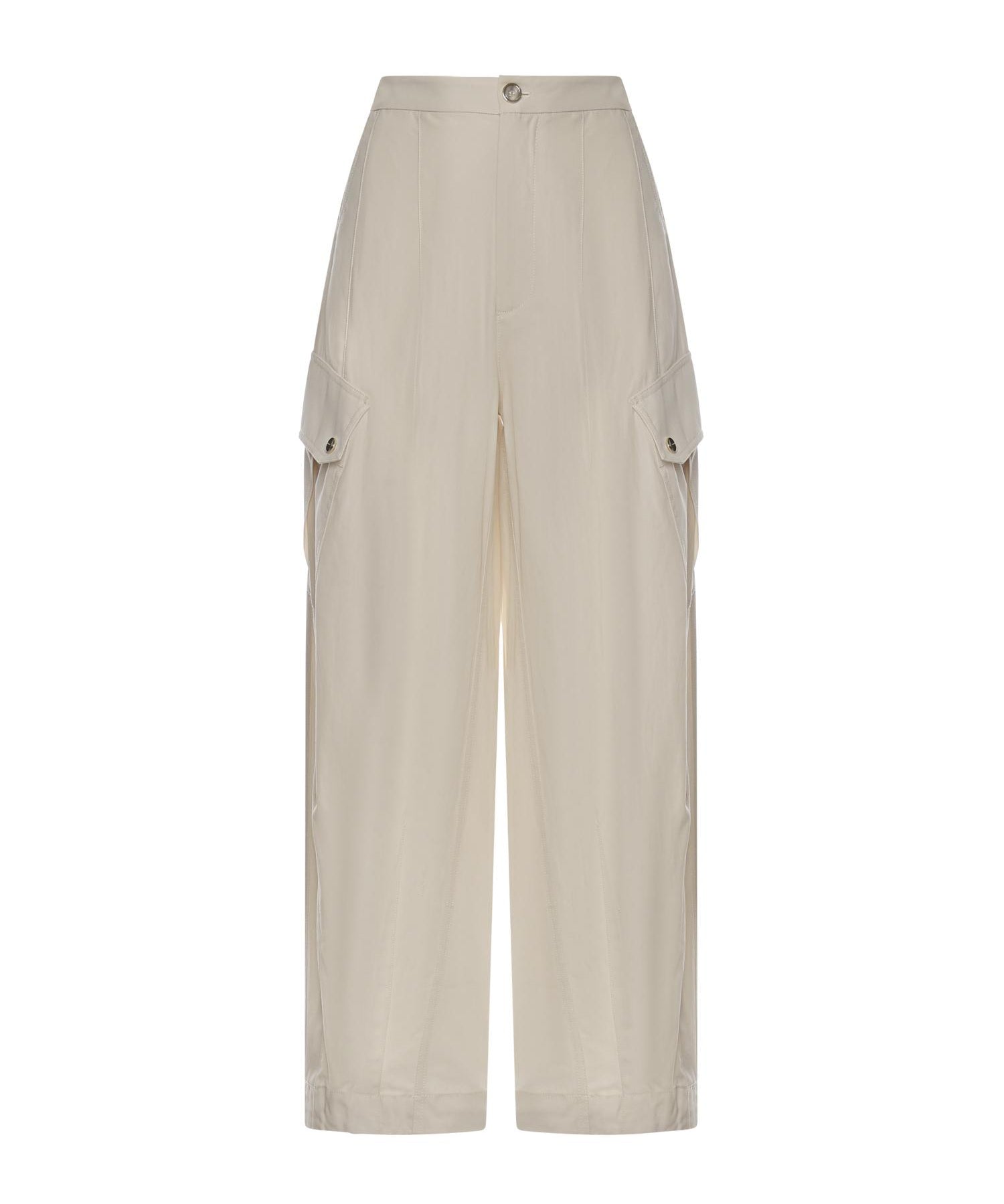 Pantaloni fluidi in cotone 106278 A2ERC03 PINKO 