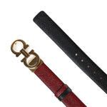 Cintura reversibile e regolabile Gancini<BR/> 23A565 780393826 FERRAGAMO 