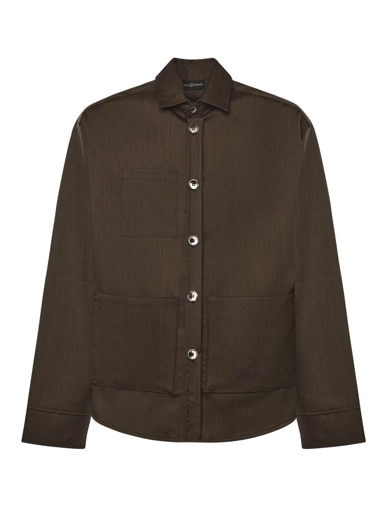 Camicia Tobhias in lana TOBHIAS BRONZO GIULIANO GALIANO 