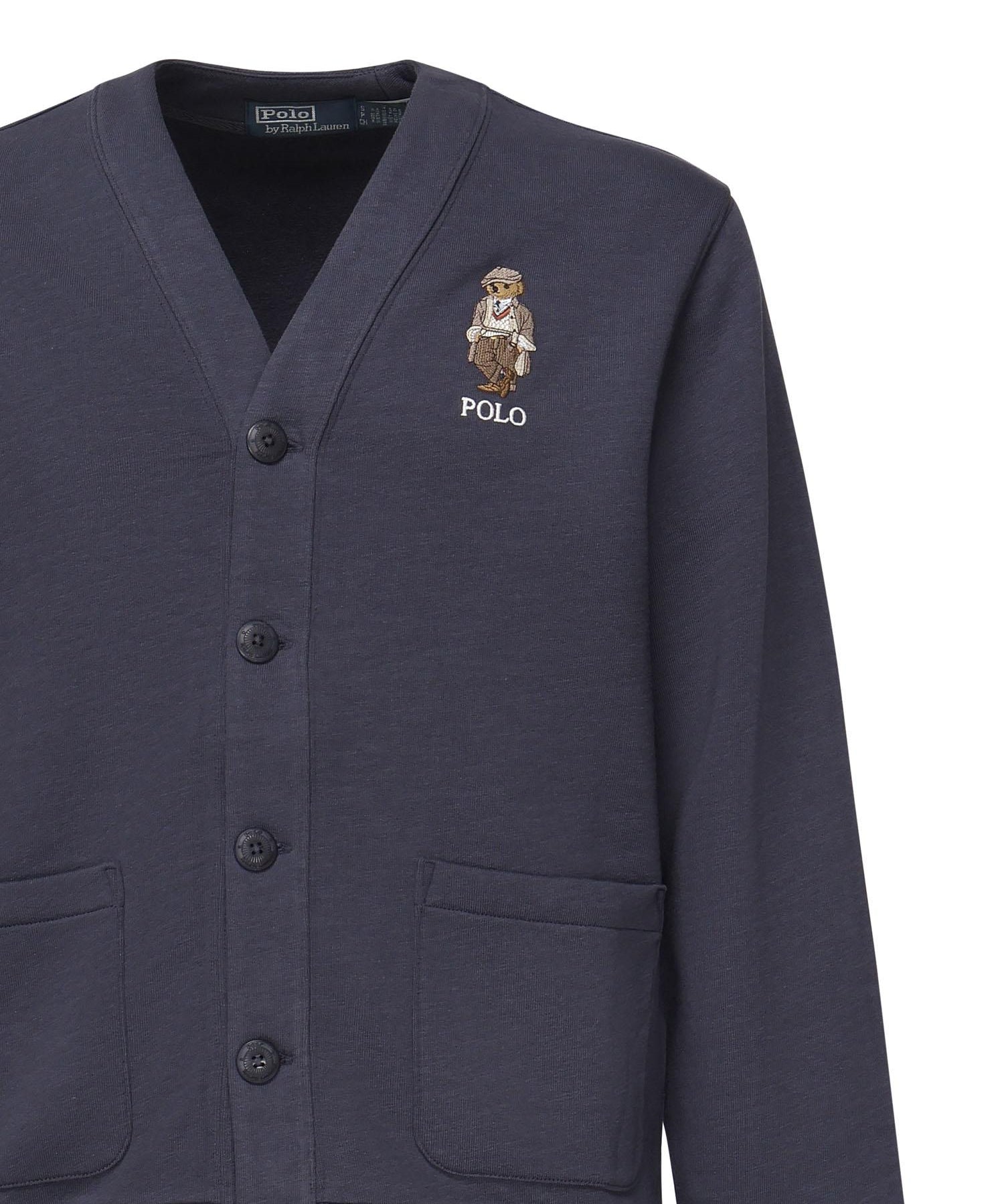 Cardigan con ricamo logo 710980316 001 POLO RALPH LAUREN 