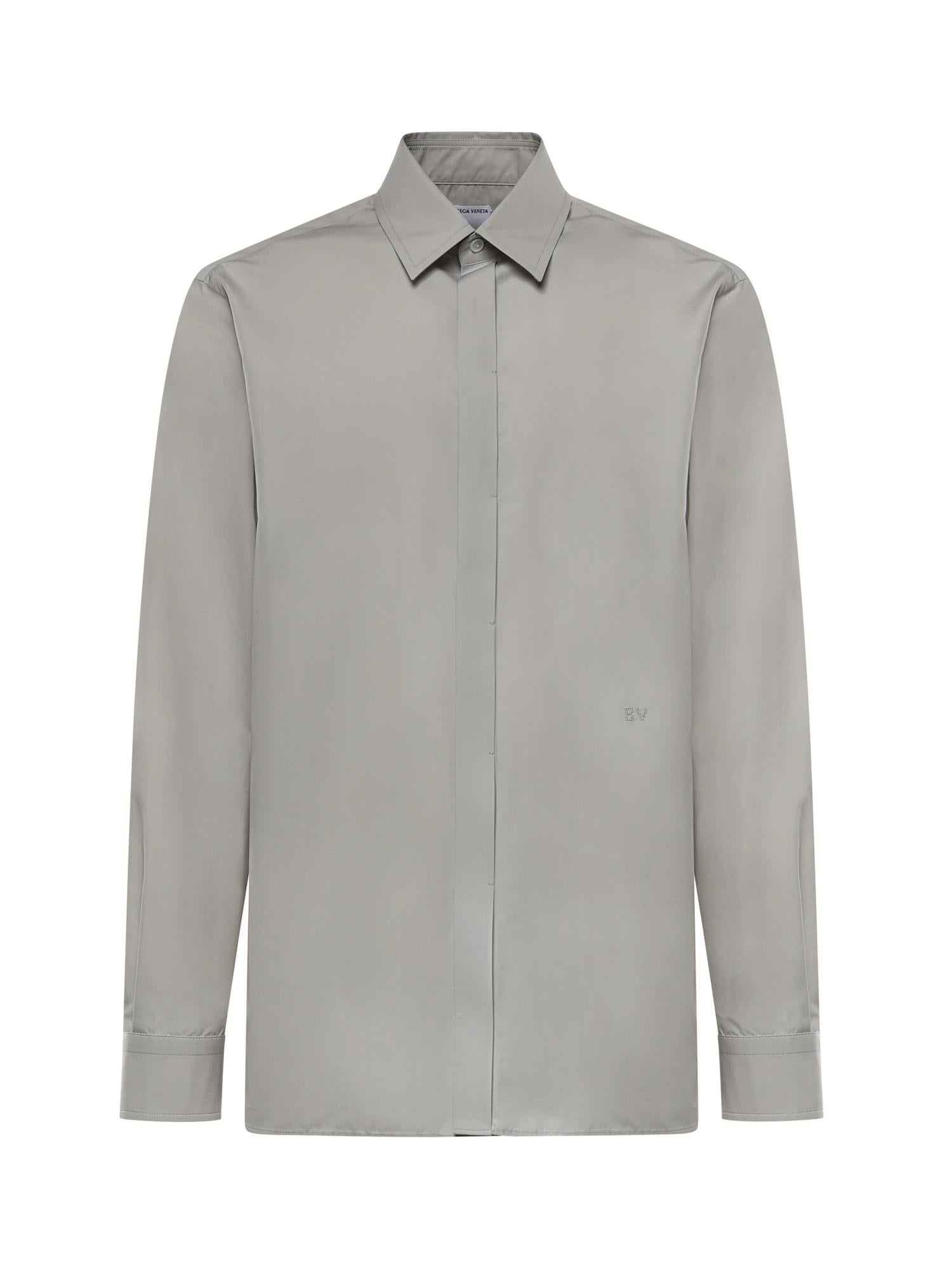 Camicia in popeline di cotone 862125 V6CV01427 BOTTEGA VENETA 