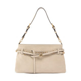 Borsa a spalla media Belt Bag in suede<BR/> 106176 A0F6C50Q PINKO 