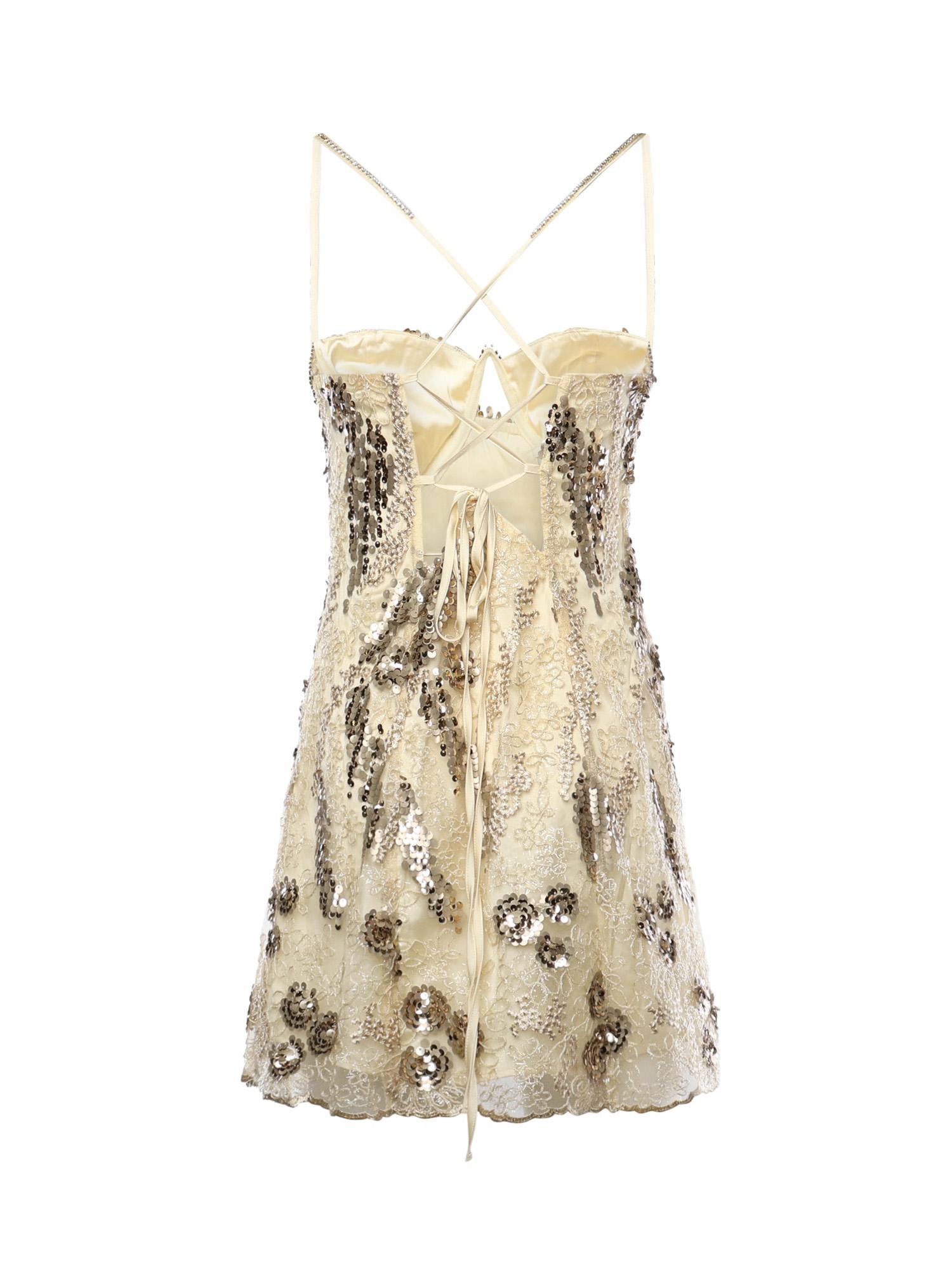 Mini abito Opal CD2819 GOLD FOR LOVE & LEMONS 