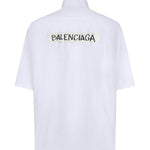 Camicia Masking Tape in popeline di cotone 857810 TRM289000 BALENCIAGA 