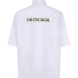 Camicia Masking Tape in popeline di cotone 857810 TRM289000 BALENCIAGA 