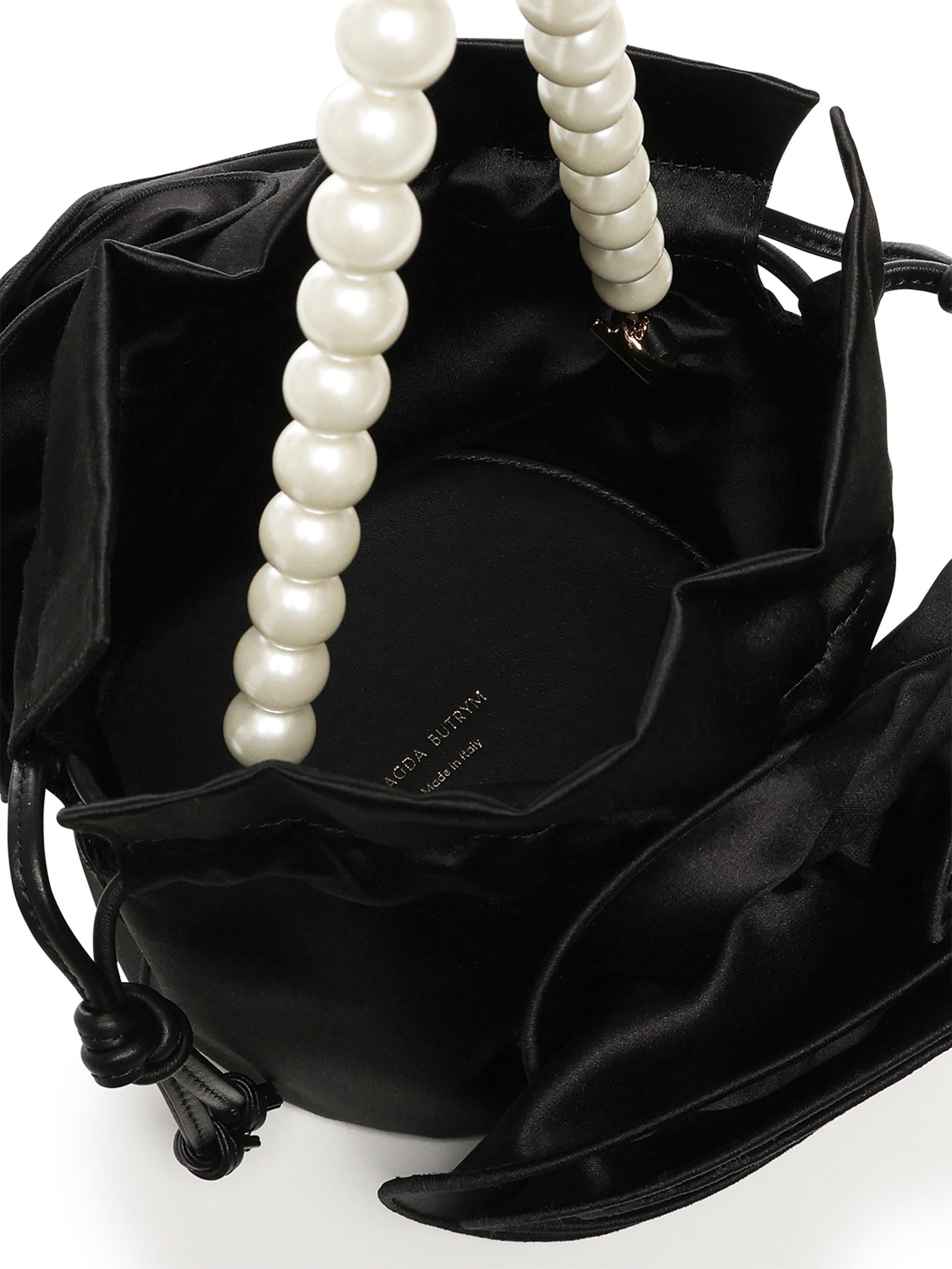 Borsa Magda Pearl in raso 7047230000 BLACK MAGDA BUTRYM 