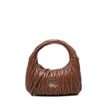 Borsa Wander in pelle matelassé 5BC125 AN88F0033 MIU MIU 