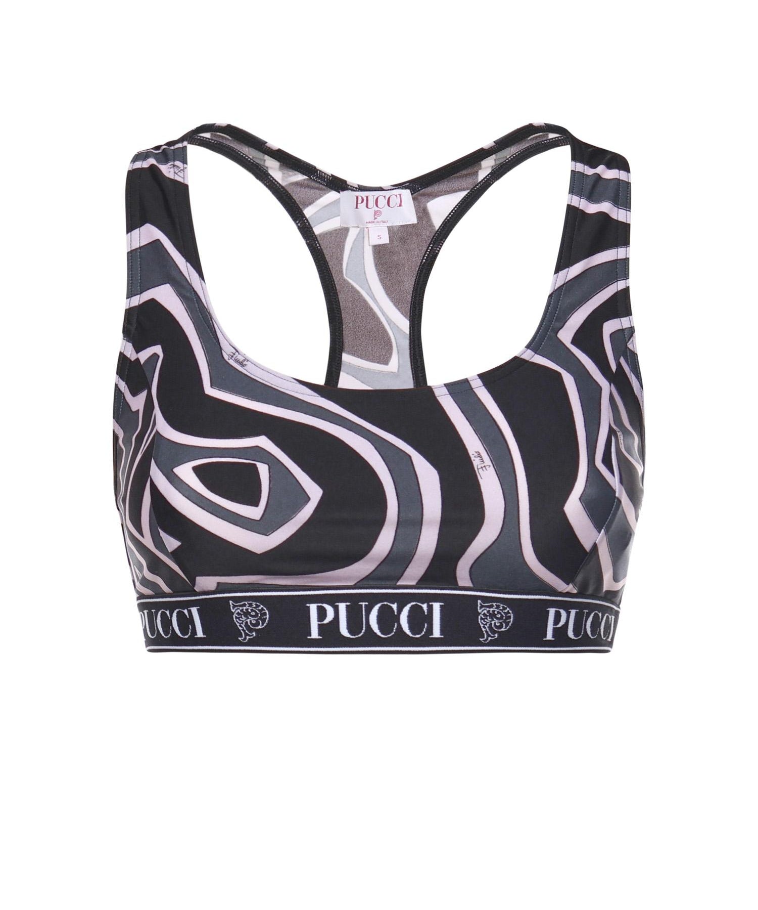 Top in Lycra con stampa Labirinto 5UTP55 5U855052 PUCCI 