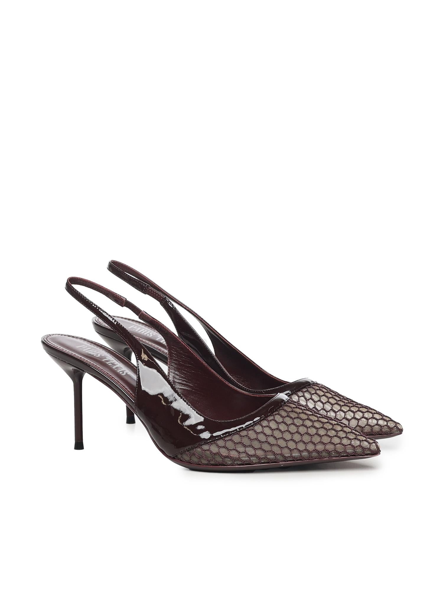 Slingback Lidia in vernice PX1622XVNMS ROUGE NOIR-DARK ROUGE NOIR PARIS TEXAS 