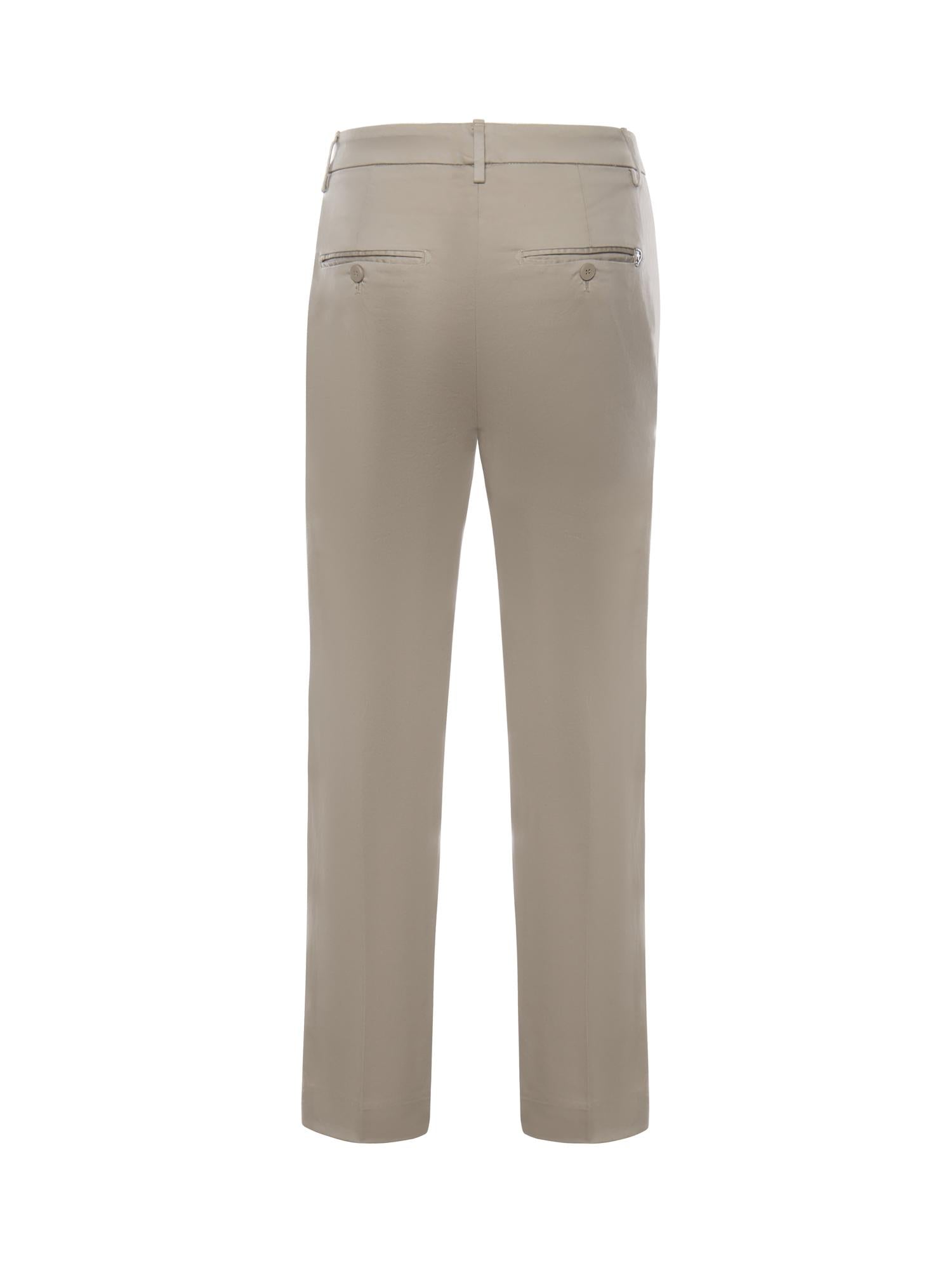 Pantalone Nima in cotone<BR/> DP576Z GS0096DPTD010 DONDUP 