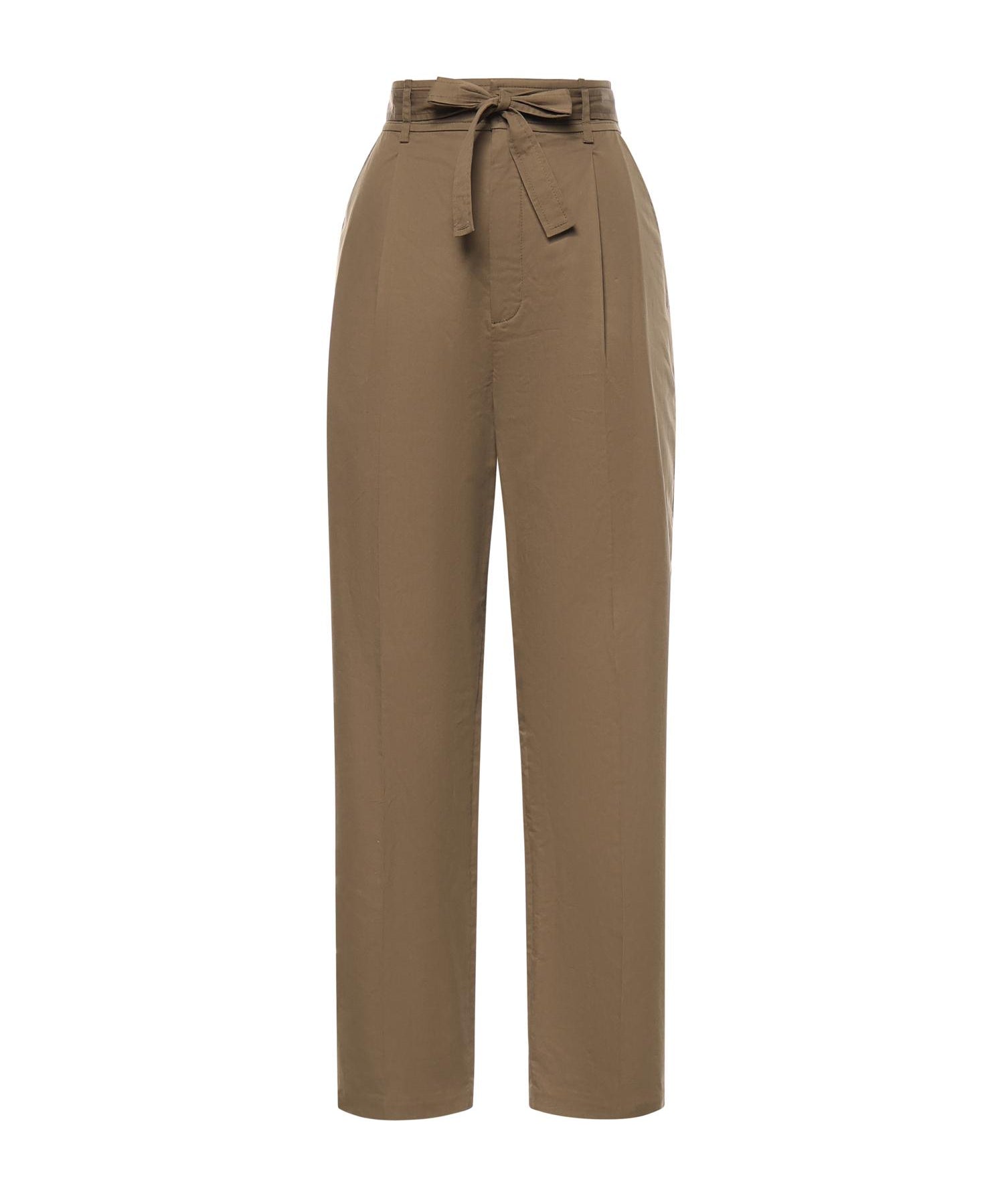 Pantalone a vita alta in cotone 836553 YZ9CV2412 SAINT LAURENT 