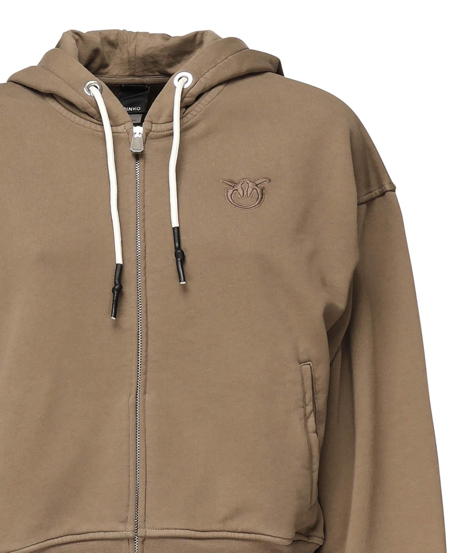 Felpa con logo 105509 A2RBM10 PINKO 