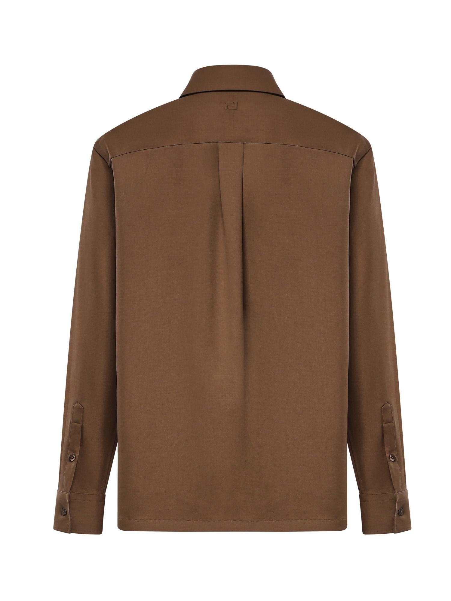 Camicia in lana FS1329 AU60F0QE1 FENDI 