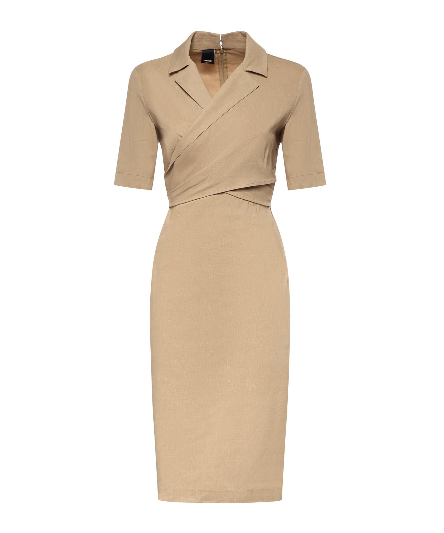 Abito midi con fiocco 106499 A34ID41 PINKO 