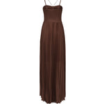 Abito bustier in jersey plissè 104994 A2DML98 PINKO 