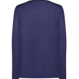 T-shirt in crêpe de Chine di seta e jersey 2611941048600 001 MAX MARA 