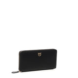 Portafoglio zip-around in pelle 100250 A0F1Z99Q PINKO 