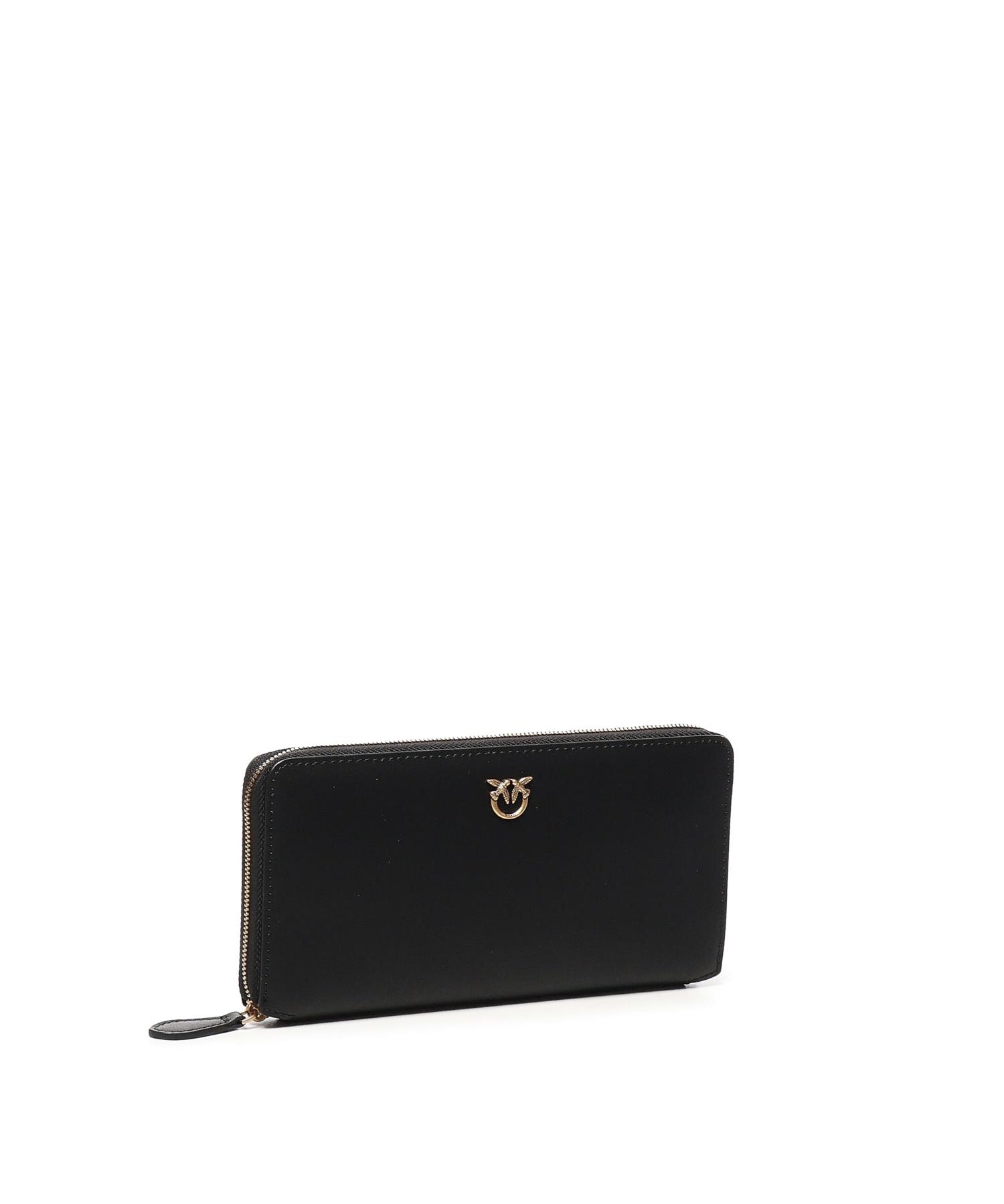 Portafoglio zip-around in pelle 100250 A0F1Z99Q PINKO 