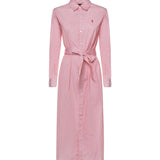 Abito chemisier a righe con cintura 211A96362 003 POLO RALPH LAUREN 