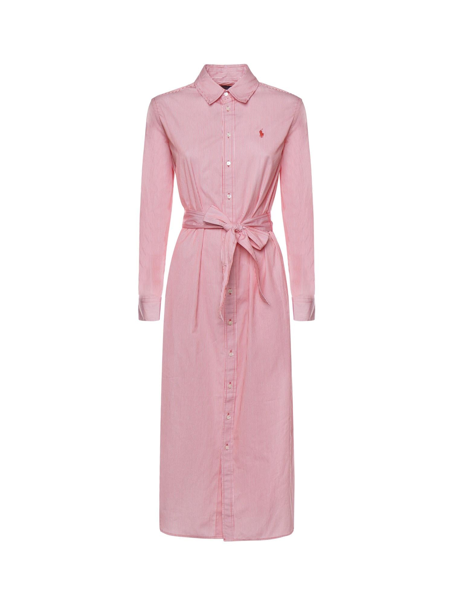 Abito chemisier a righe con cintura 211A96362 003 POLO RALPH LAUREN 