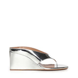 Mule infradito Cube in pelle specchiata AA3M105A047 090 ALAIA 