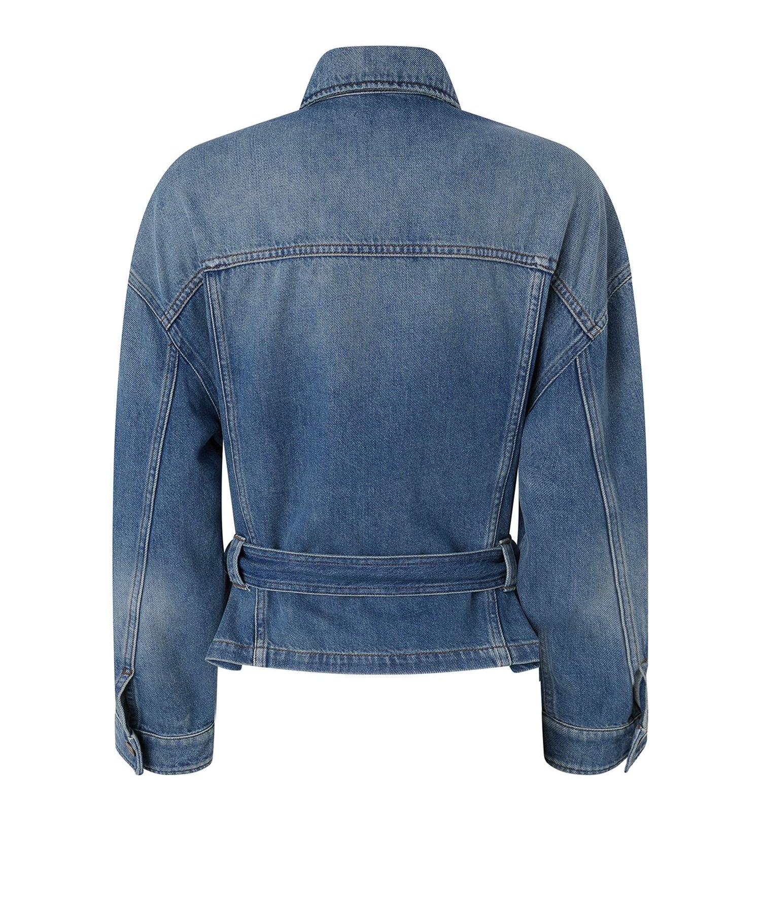 Giubbino in denim con cintura 106389 A341PJV PINKO 