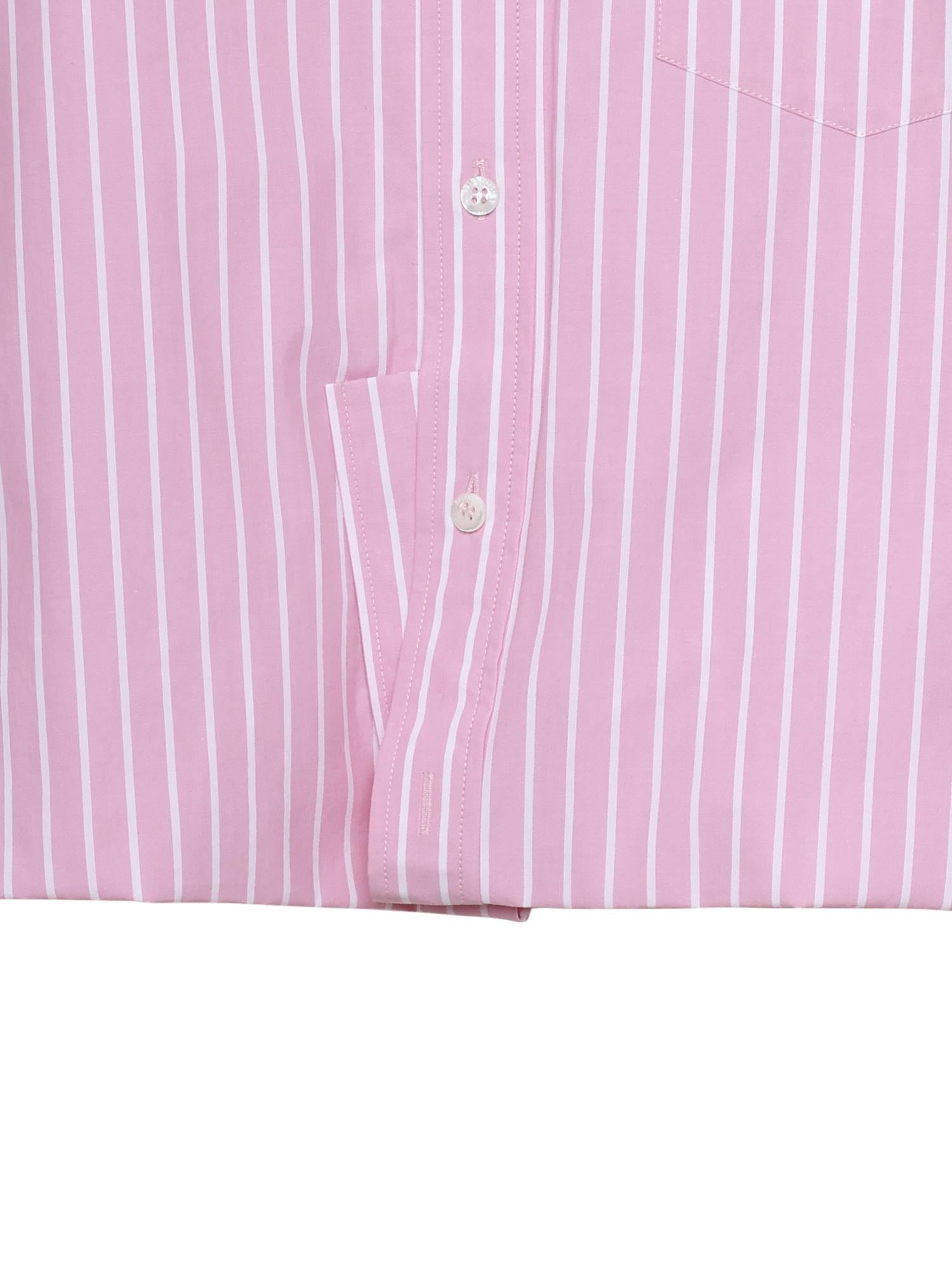 Camicia in popeline di cotone a righe 857837 TPM265621 BALENCIAGA 