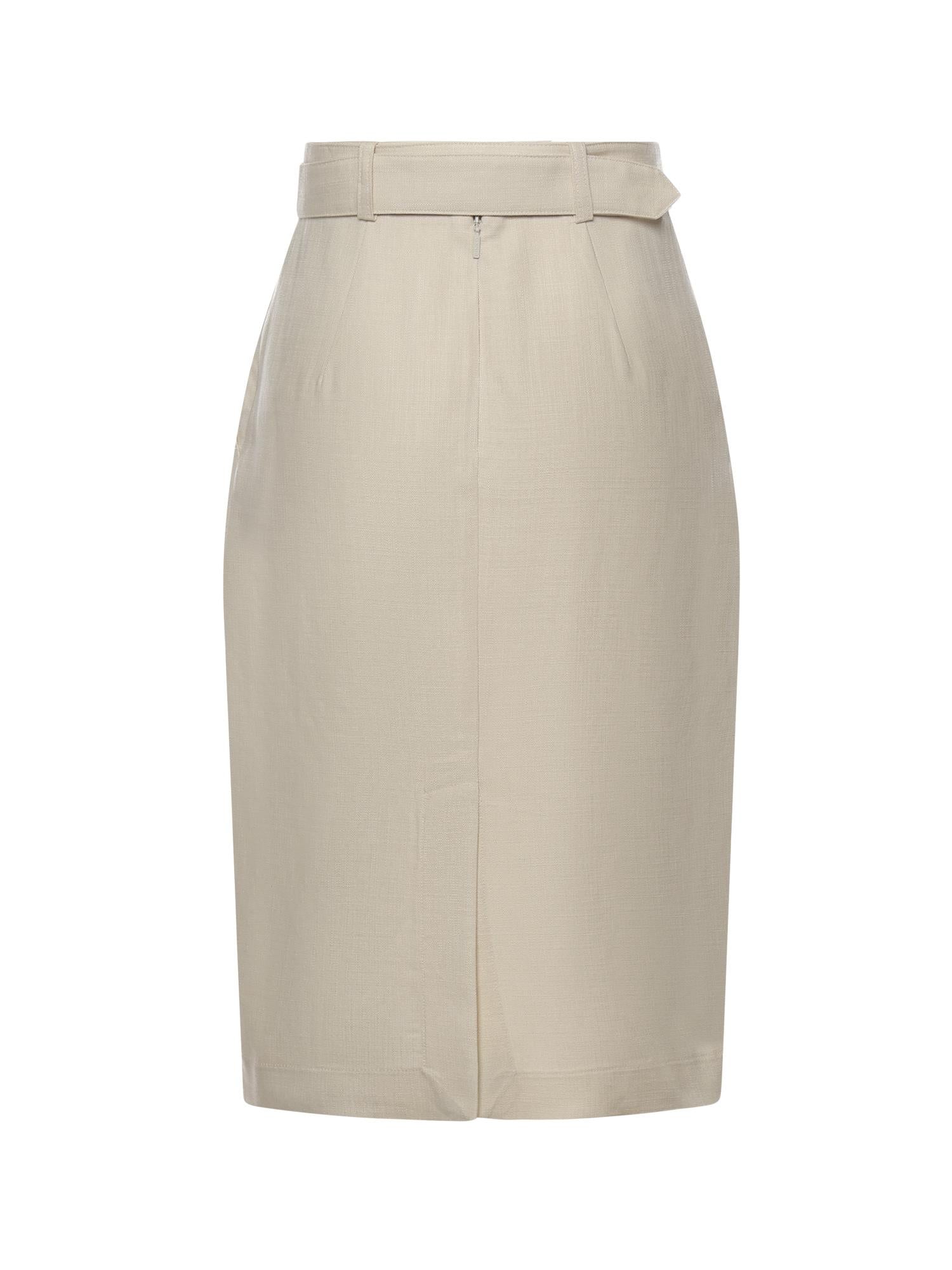 Gonna longuette con cintura 106449 A2W6C00 PINKO 