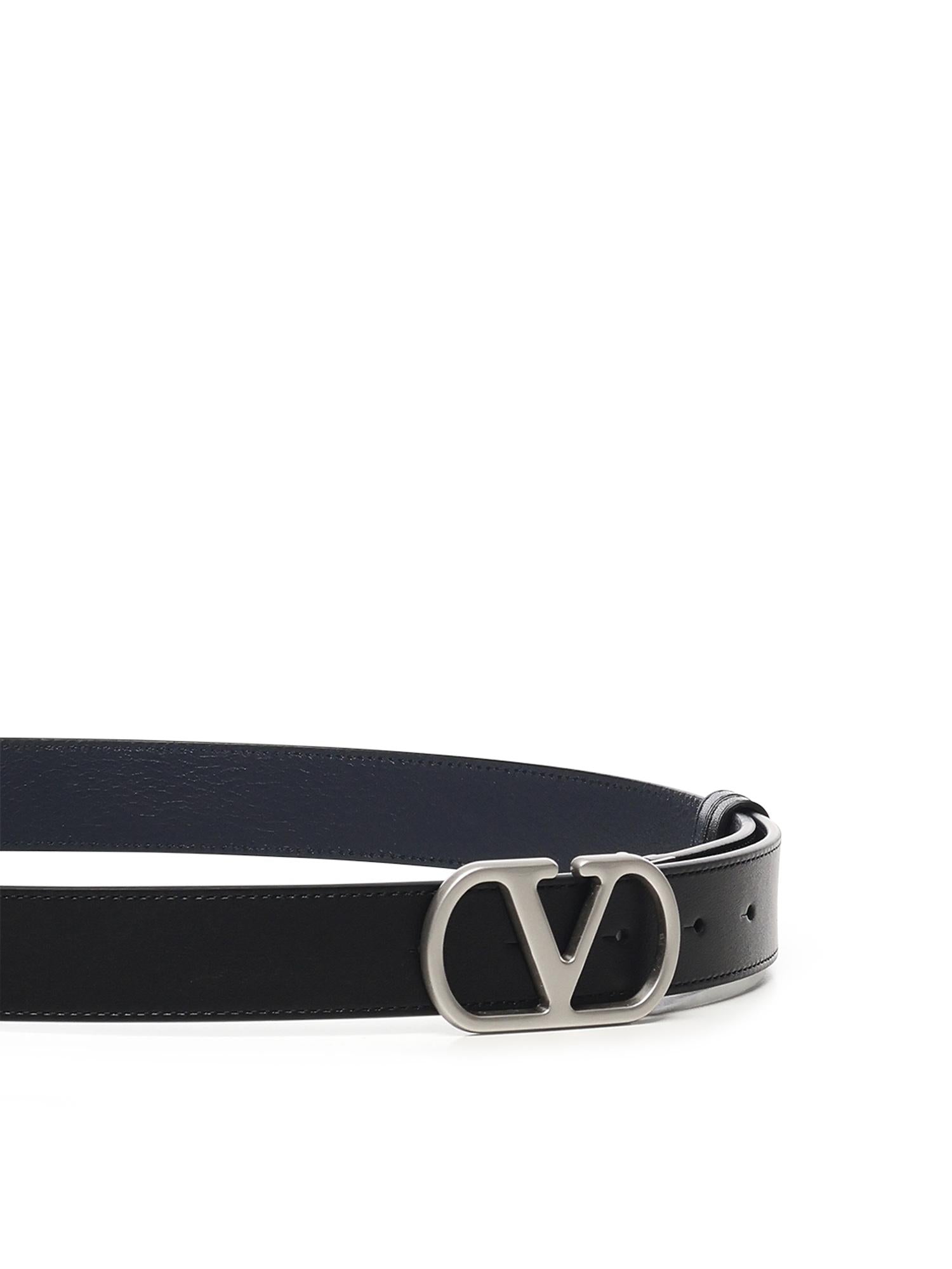 Cintura reversibile Vlogo Signature in pelle<BR/> 7Y2T0SQ3 UPCM77 VALENTINO GARAVANI 