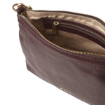 Borsa a spalla con logo BIBP9FA01 PRUGNA BIASIA 
