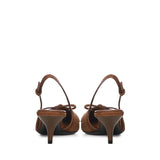 Décolleté slingback in suede con fiocco 5I474E 008F0316 MIU MIU 