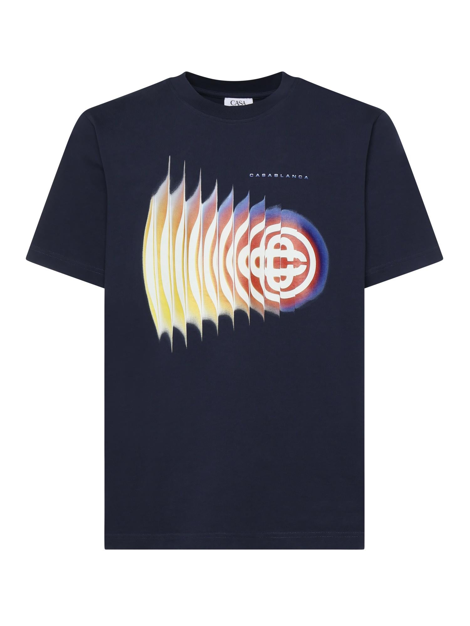 T-shirt in cotone con stampa MSS26JTS001 16 CASABLANCA 