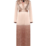 Trench in satin con frange 106431 A33DQ35 PINKO 