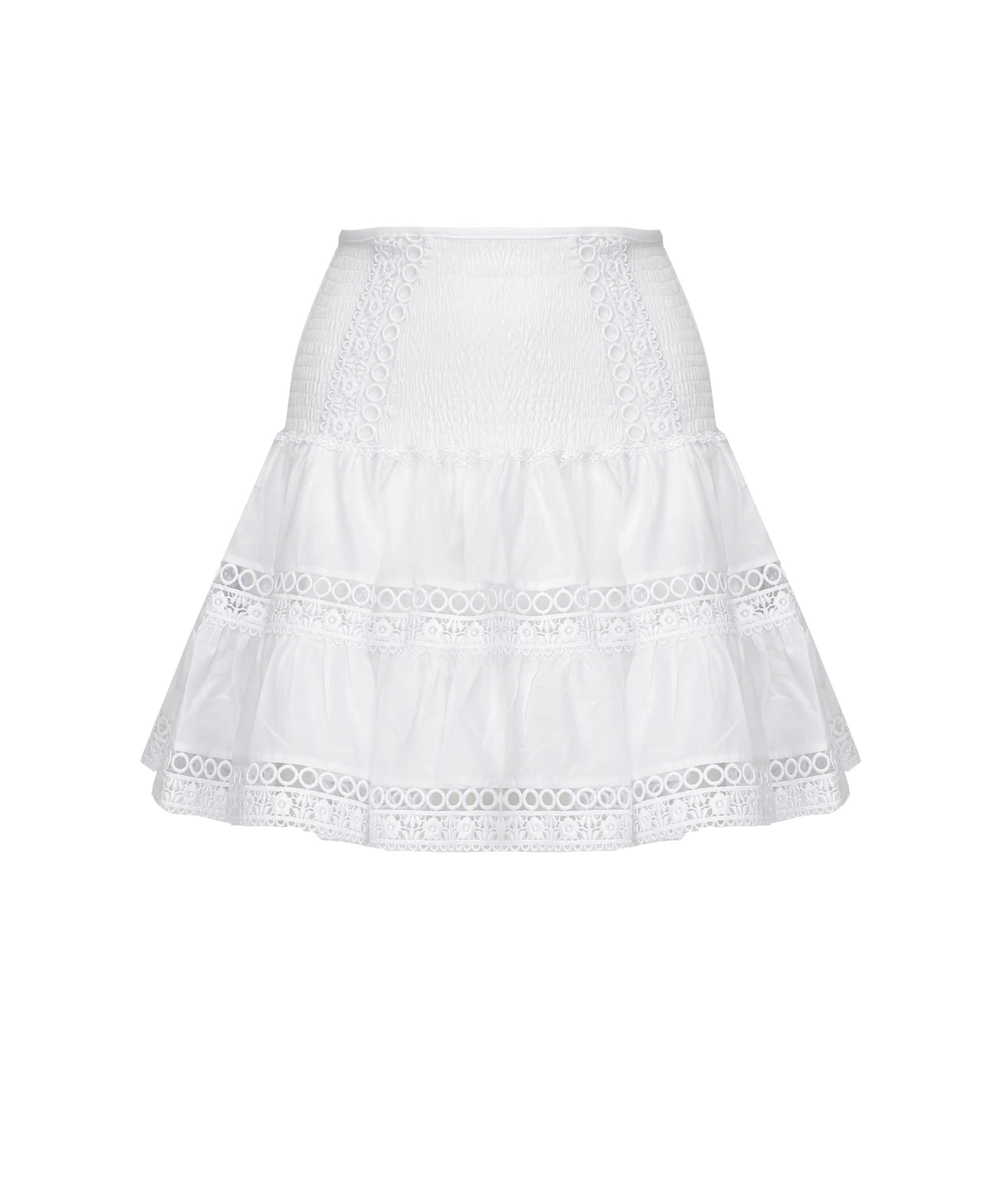 Minigonna Hortens 251401 WHITE CHARO RUIZ 