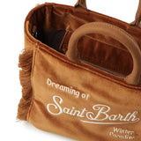 Mini bag Vanity velvet con logo <BR/> VAMI027 01042I MC2 SAINT BARTH 