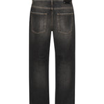 Jeans crop con applicazione posteriore logo GMP01186 P00099490100 GOLDEN GOOSE 