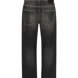 Jeans crop con applicazione posteriore logo GMP01186 P00099490100 GOLDEN GOOSE 
