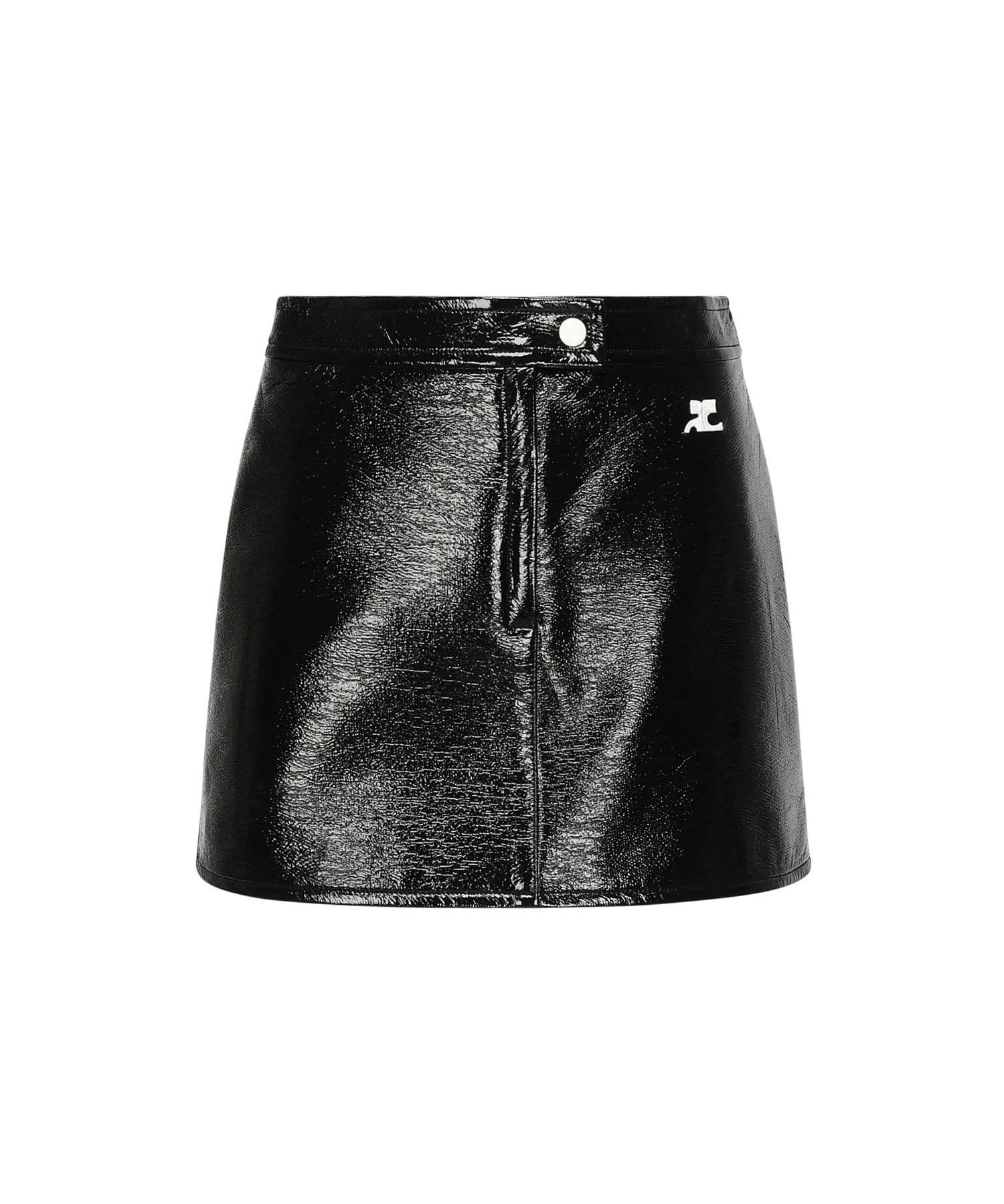 Minigonna in vinile reedition PERCJU001VY0014 9999 COURREGES 