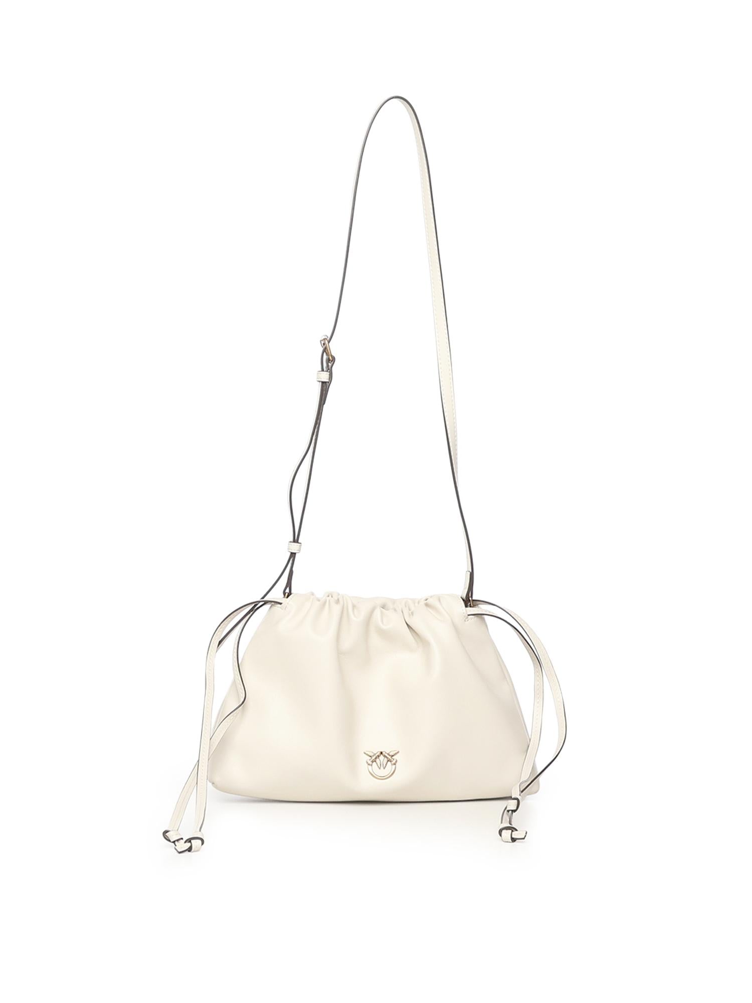 Borsa a spalla piccola in pelle 105907 A0QOZ14Q PINKO 