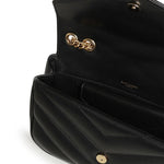 Borsa Loulou small in pelle di agnello trapuntata 801437 AAEAX1000 SAINT LAURENT 