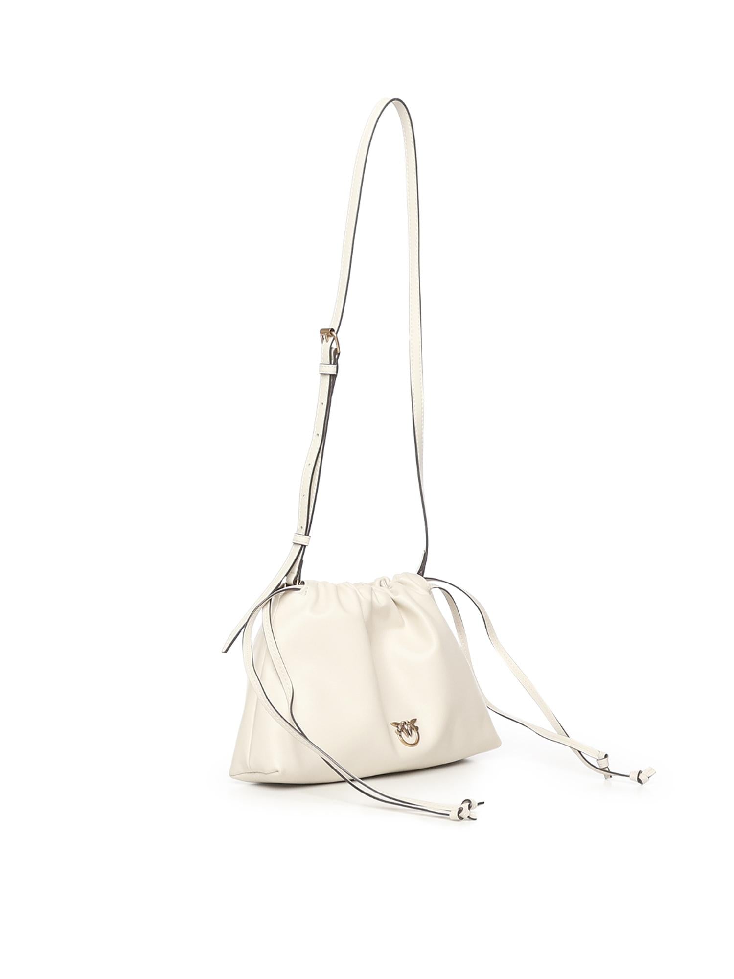 Borsa a spalla piccola in pelle 105907 A0QOZ14Q PINKO 