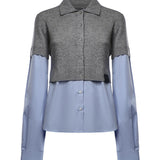 Cardigan-camicia in maglia 6K1237 3S26581262 STELLA McCARTNEY 
