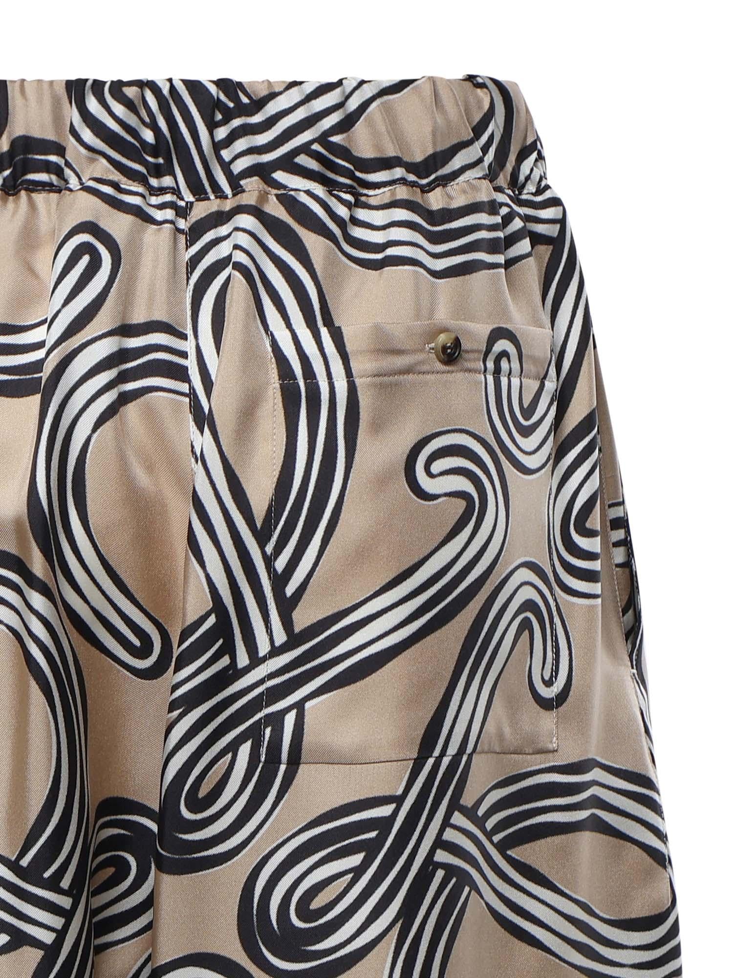 Pantaloni elasticizzati in seta S616Y04XA5 2152 LOEWE 