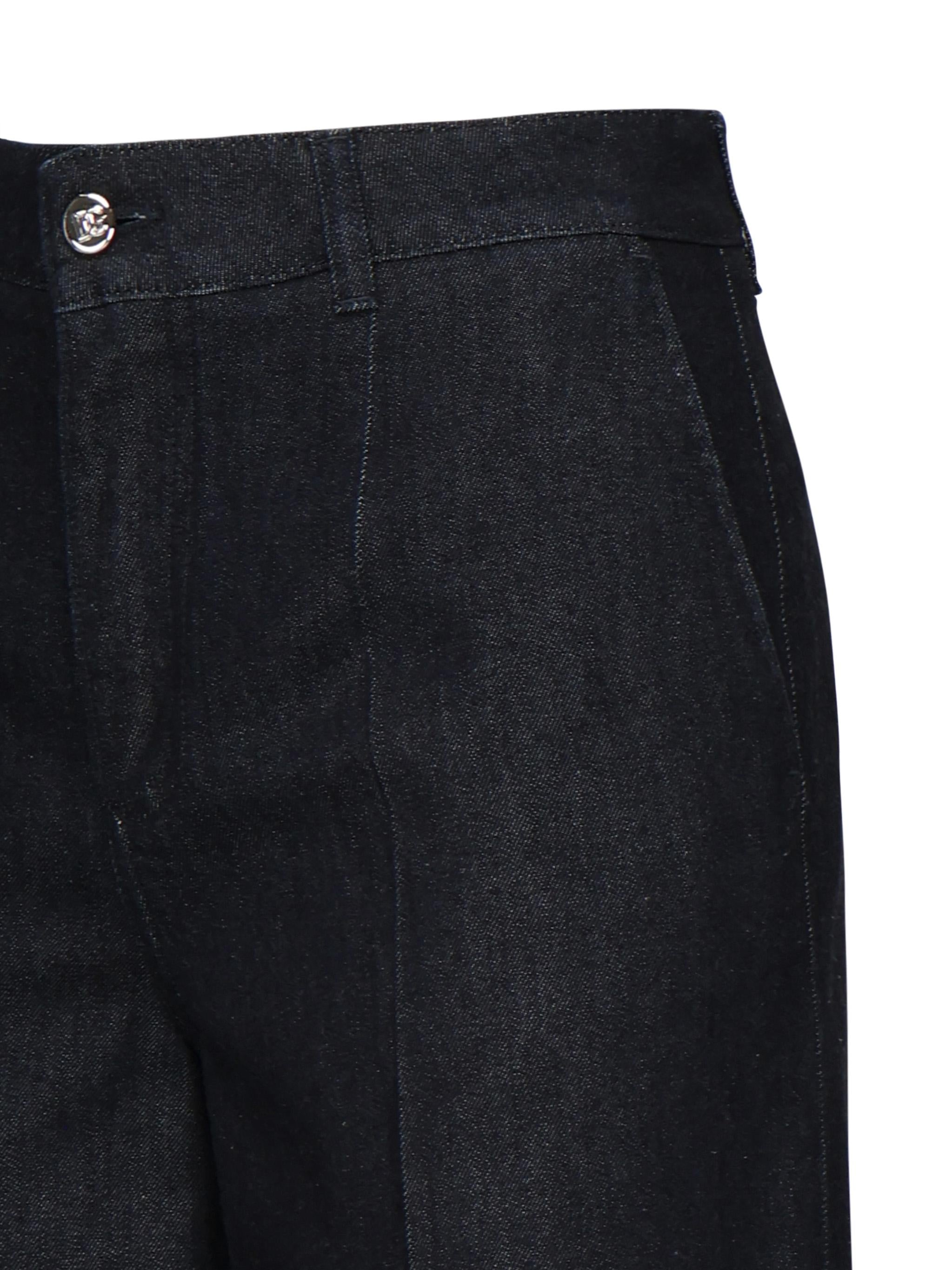 Jeans a palazzo in denim FTC6YD G8MR3S9001 DOLCE & GABBANA 