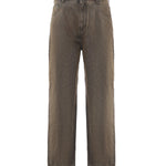 Jeans lunghi in denim di cotone FLP285 AT2IF0ZJ4 FENDI 