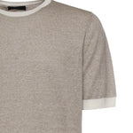 T-shirt in lino e cotone NMMC1522420WYK 09I1 FAY 