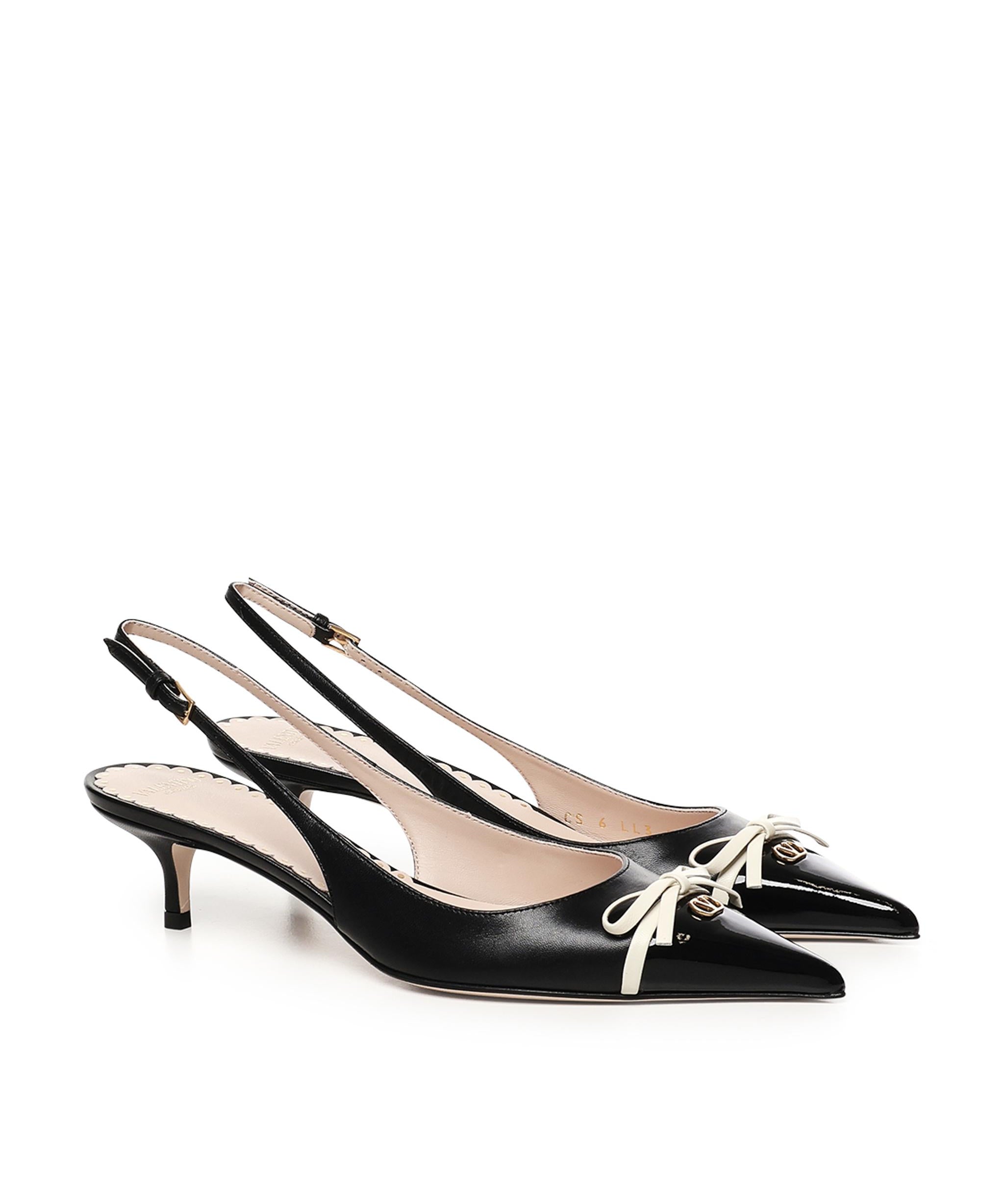 Décolleté Slingback Bow in vernice 6W2S0LL3 DAL790 VALENTINO GARAVANI 