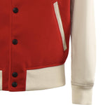 Bomber Varsity in nappa e tessuto VARSITY NAPPAROSSO GIULIANO GALIANO 